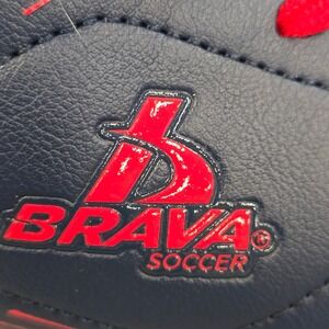 Brava Soccer Boys Cleats Navy Blue Red Athletic Shoes 174545 Size 5.5D